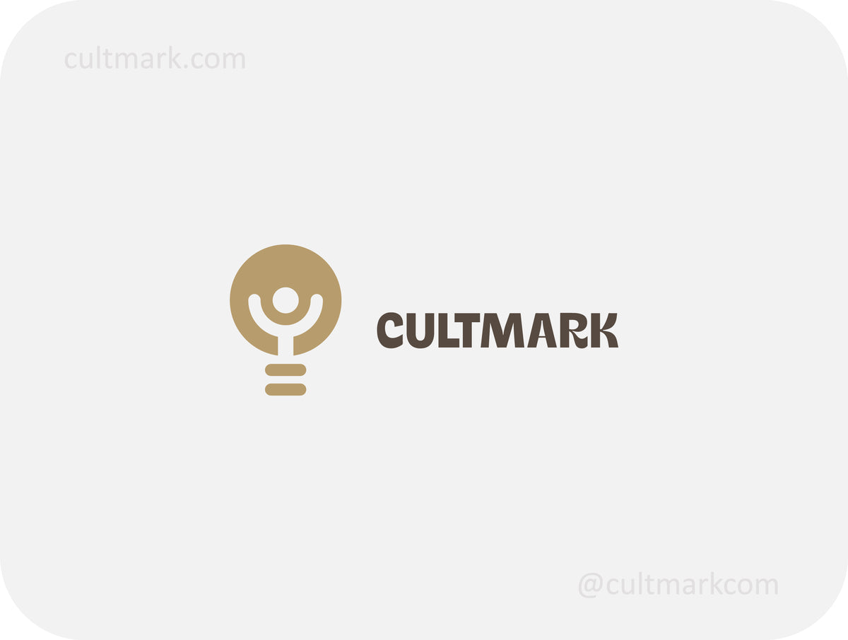 Lightbulb human logo