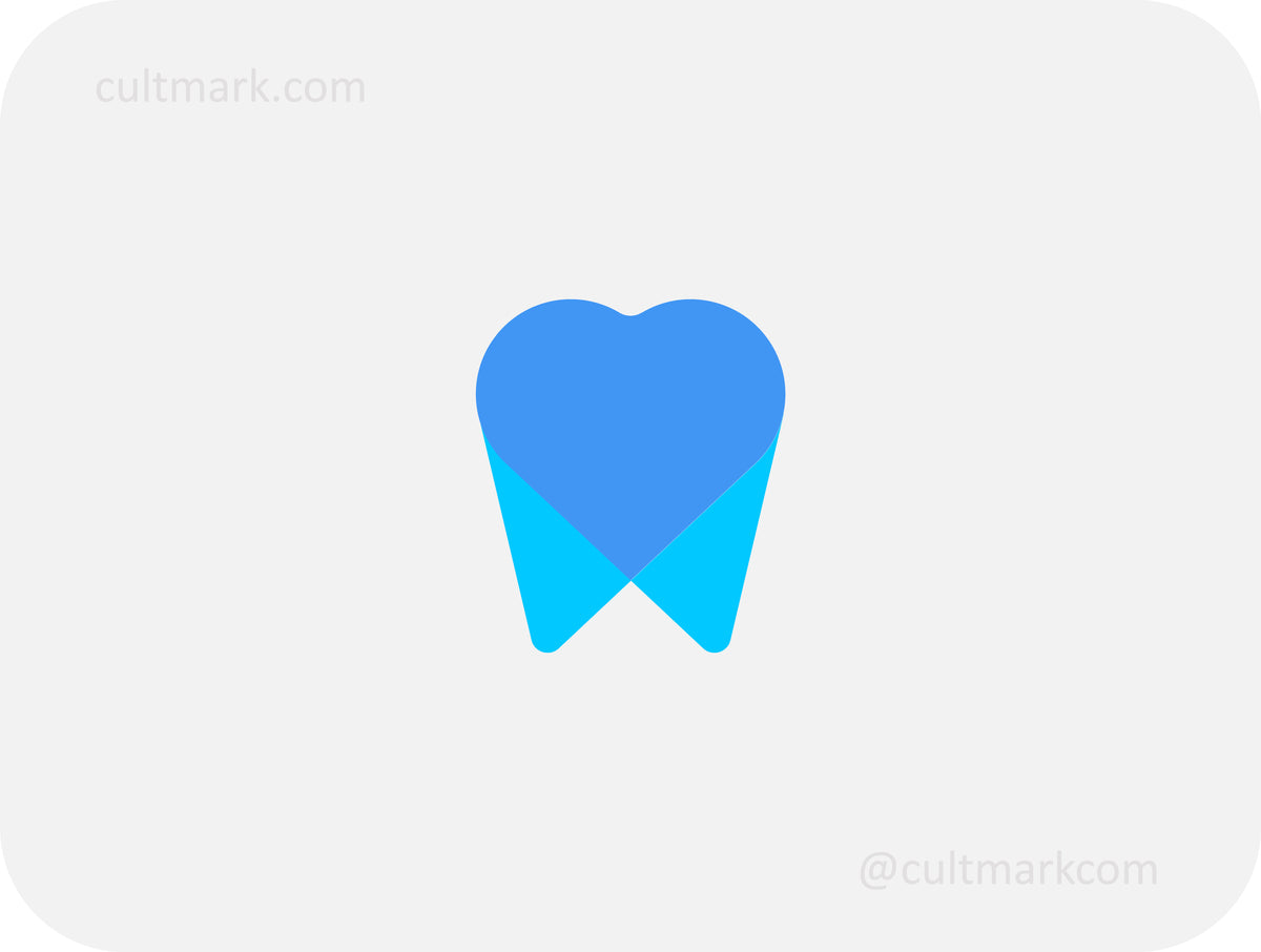 Tooth logo. Heart logo