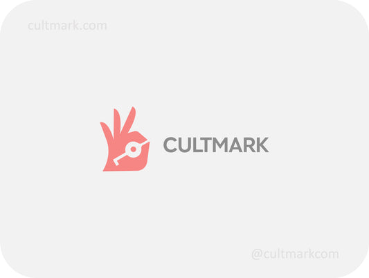 Hand logo. Key logo